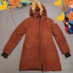 Canada Goose Women's Winter Jacket in Maroon